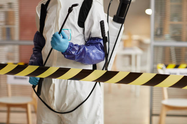 Professional Blood Cleanup technician working in Howell, MI